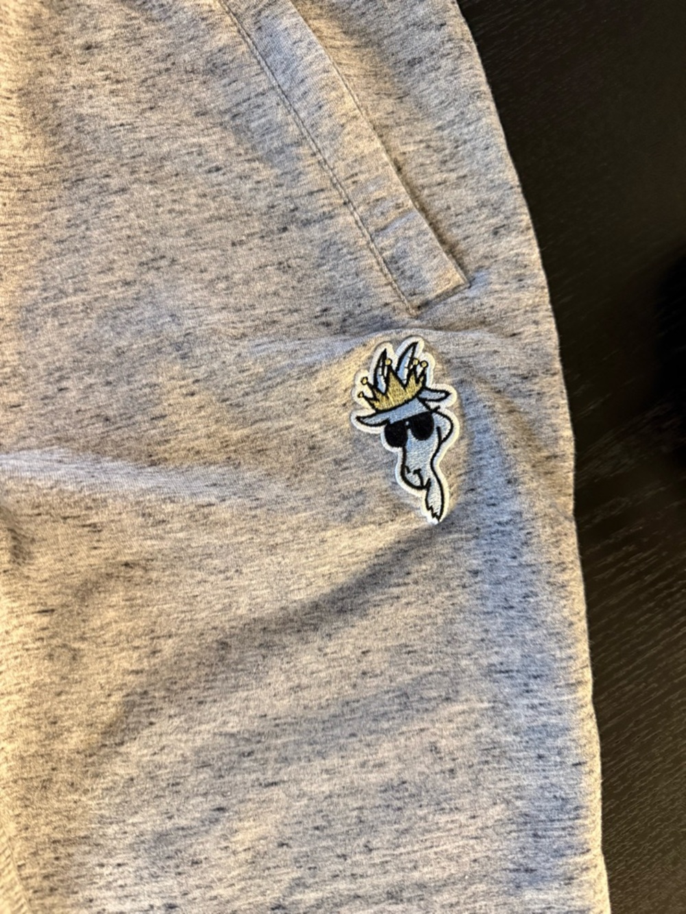 GOAT USA Youth Large Gray Sweatpants with Goat Logo Tag